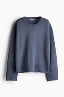 Roll-edge Sweater