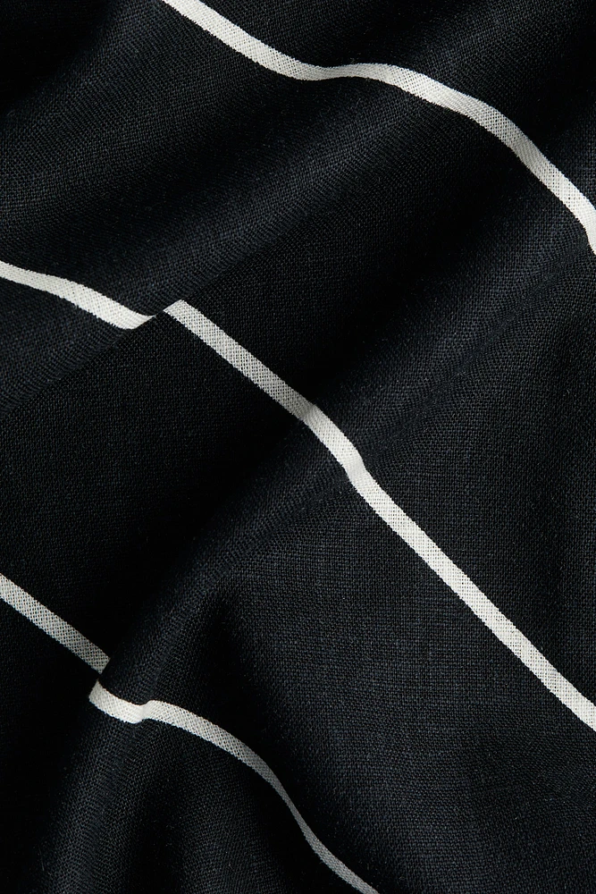 Robe bandeau en lin mélangé