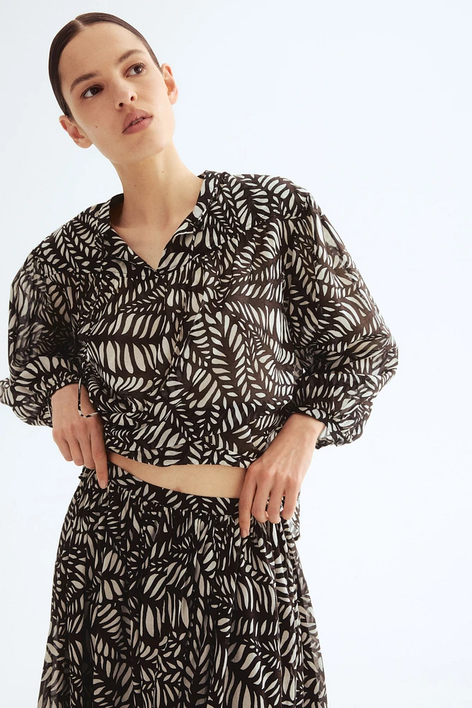 Circular cotton skirt