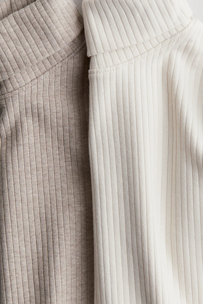 2-pack Ribbed Turtleneck Tops