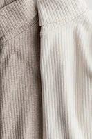 2-pack Ribbed Turtleneck Tops