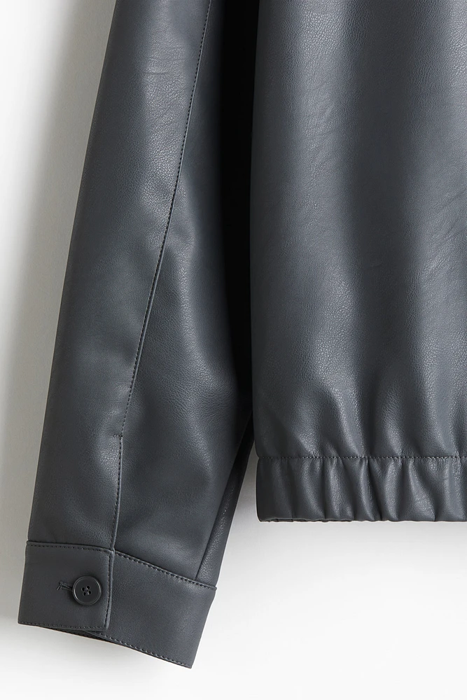 Regular-Fit Coated Jacket
