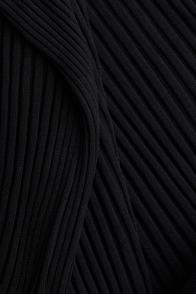 Silk-Blend Maxi Dress