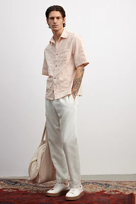 Regular-Fit Lyocell-Blend Pants