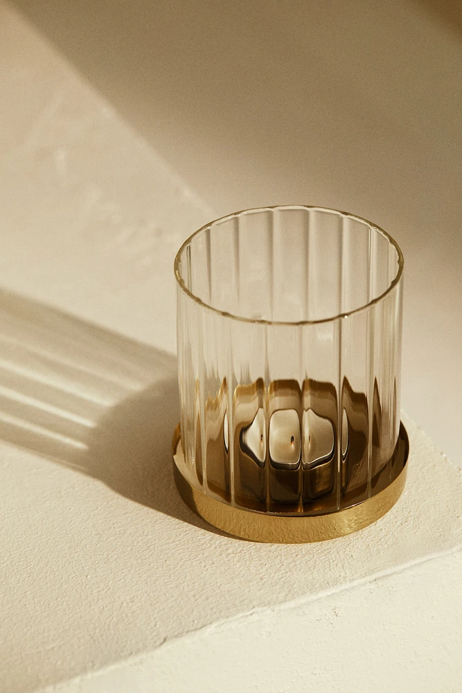 Glass Tea Light Holder