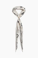 Bead-Detail Neck Scarf