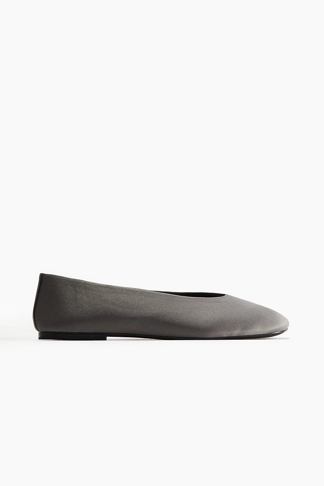 Satin Ballet Flats
