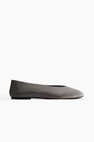 Satin Ballet Flats