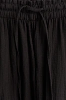 MAMA Wide-Leg Muslin Pants
