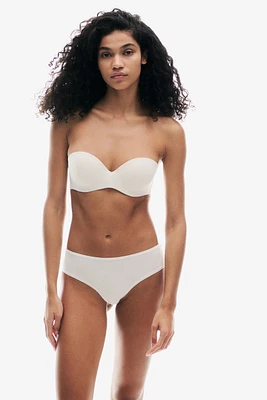 Padded Microfiber Balconette Bra