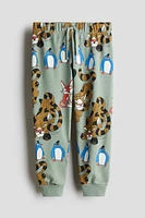 Printed Joggers