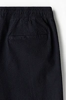 Relaxed-Fit Seersucker Shorts