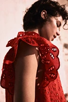 Eyelet Embroidery Dress