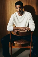 Regular Fit Waffled Sweater