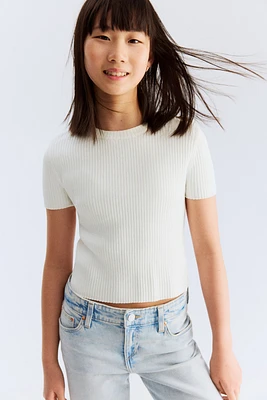 Rib-knit Top