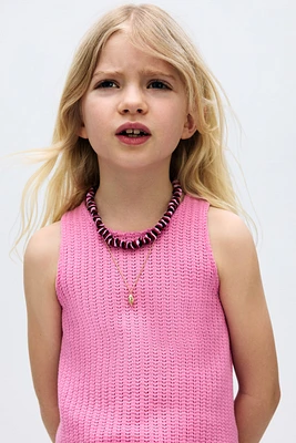 Textured-Knit Tank Top