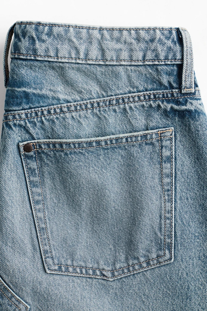 Jupe trapèze en denim