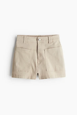 Twill Cargo Shorts