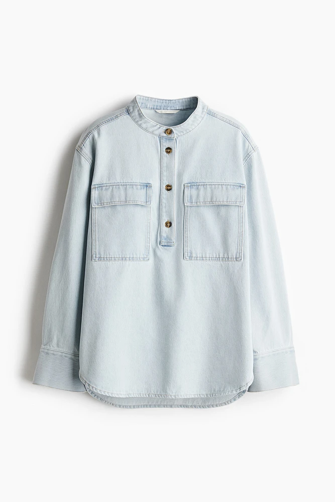 Loose-Fit Denim Shirt