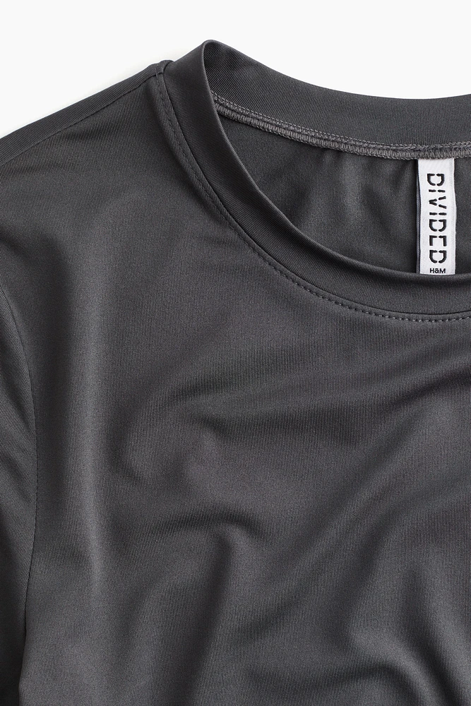 Long-Sleeved Microfiber Top