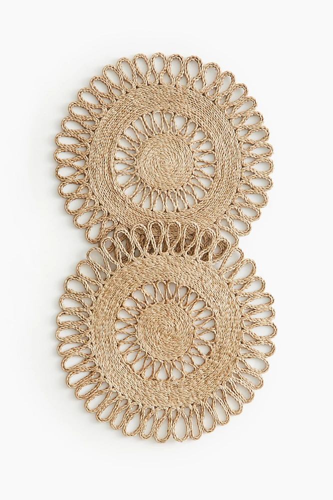 2-pack Jute Placemats