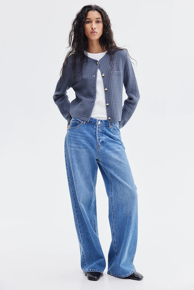 Moss-Knit Cardigan
