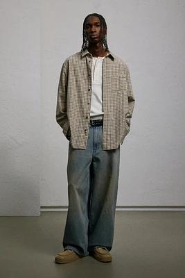 Chemise ample en flanelle