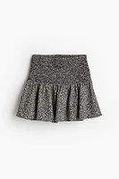 Smocked Mini Skirt