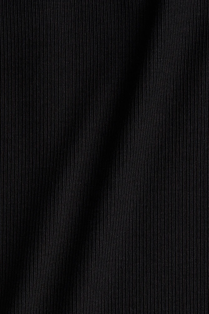 MAMA Ribbed Scoop-Neck Dress