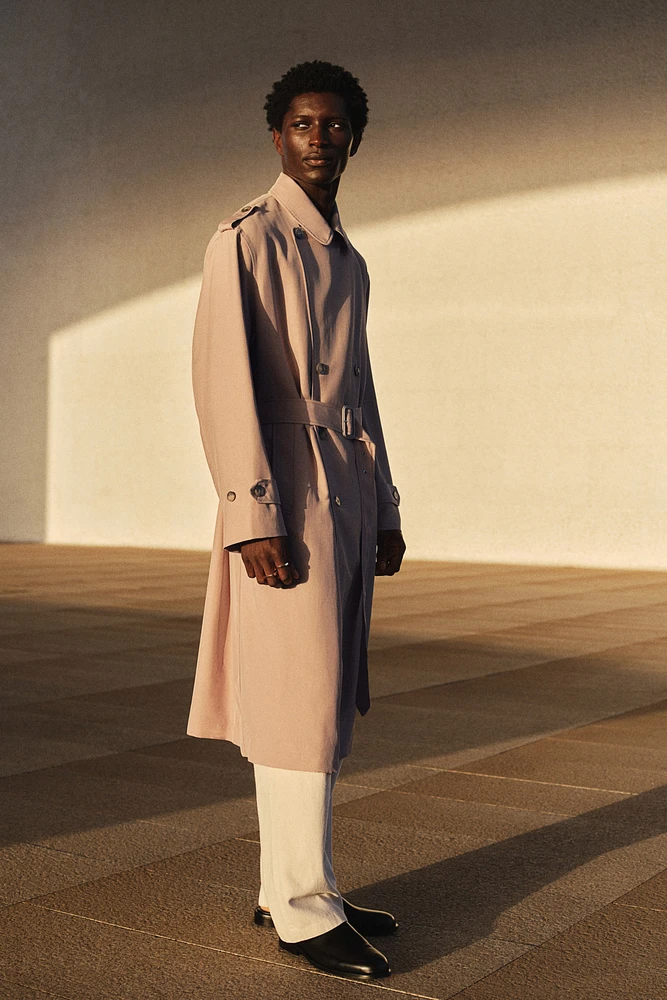 Relaxed-Fit Trench Coat