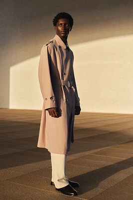 Relaxed-Fit Trench Coat