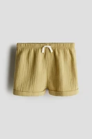 Cotton Muslin Shorts