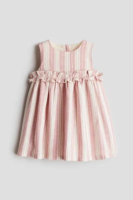 Linen-Blend Dress