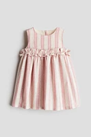Linen-Blend Dress