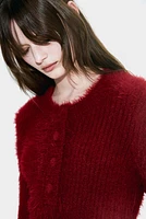 Fluffy-Knit Sweater