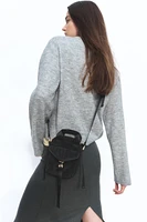 Fine-Knit V-Neck Sweater