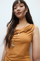 Draped Midi Dress