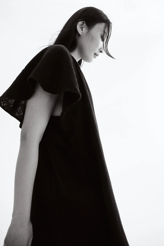 A-Line Muslin Dress