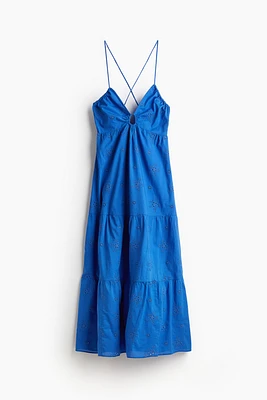 Dress with Eyelet Embroidery