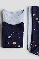 2-pack Snug Fit Cotton Pajamas