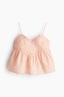 Strappy Top with Pintucks