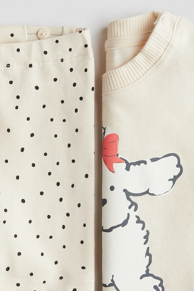 2-Piece Cotton Jersey Set