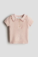 Cable-Knit Cotton Top