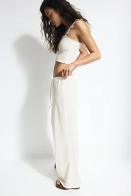 Pantalon avec cordon de serrage