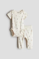 2-Piece Printed Cotton Set