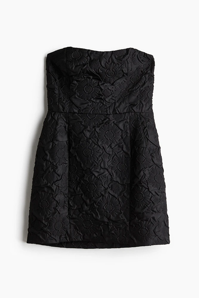 Embossed Mini Dress