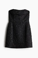Embossed Mini Dress