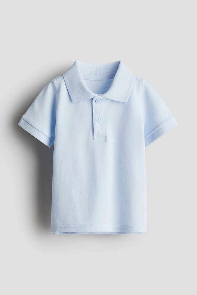 Cotton Pique Polo Shirt