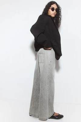 Denim Drawstring Pants