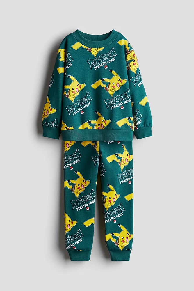 2-piece Printed Sweatsuit